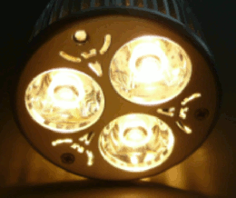 6W-LED電球E17 KL-6W3-E17(温白色)ハロゲンタイプ