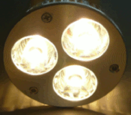 3W-LED電球E17 KL-3W3-E17(温白色)ハロゲンタイプ